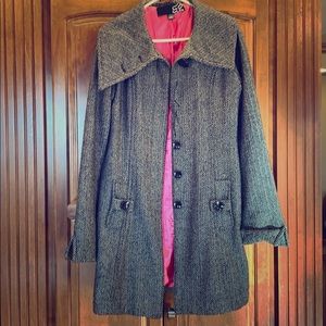 Fox pea coat size Large